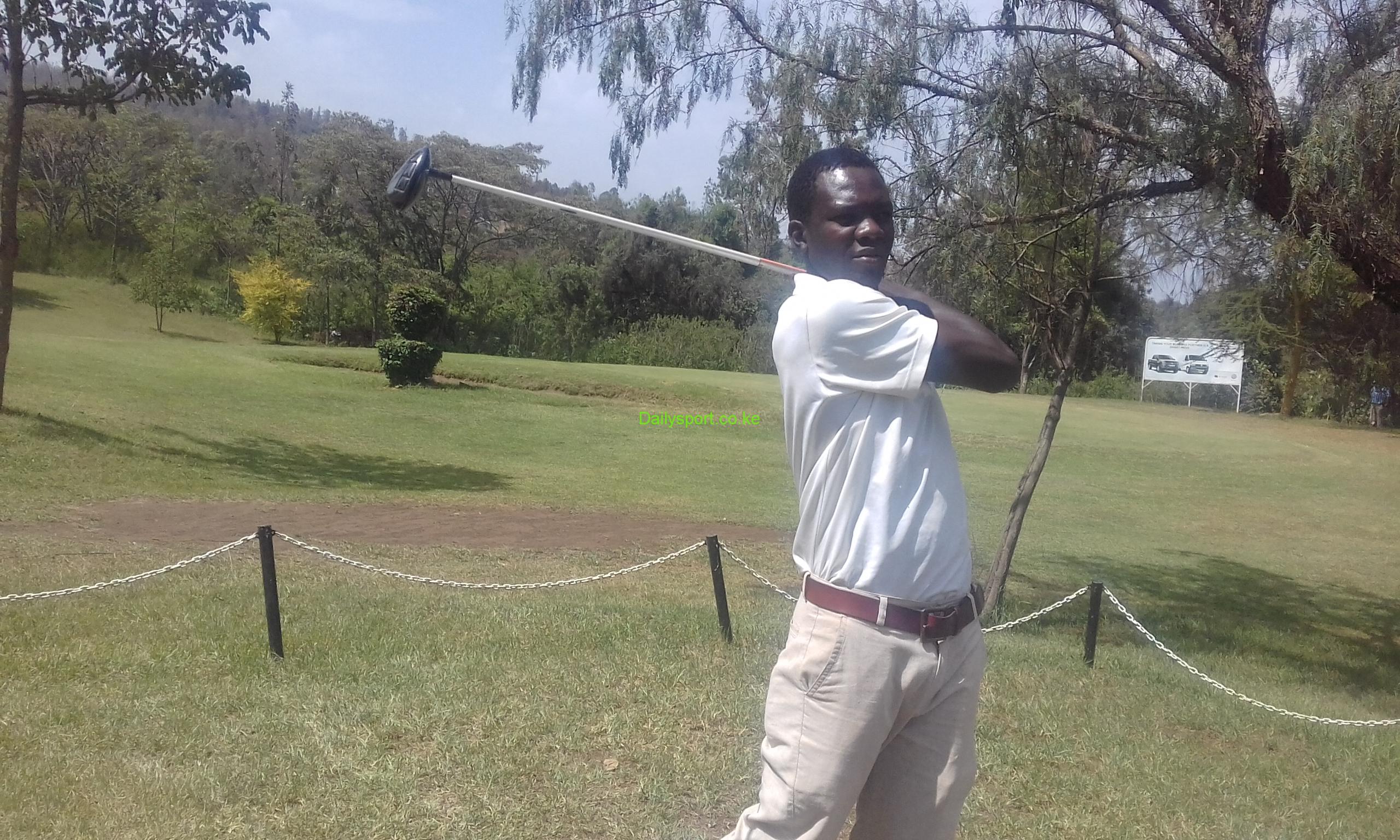 Isaac Makokha, Deaflympics, Deaflympic Games, Vet Lab, Charles Odhiambo, Jeff Kubwa, Kenya Amateur Golf Championship, Golfer of The Year, Reuben Kubwa, Dennis Makokha, Eldoret golf club, Coronation and Bendor Trophy, Coronation Trophy,