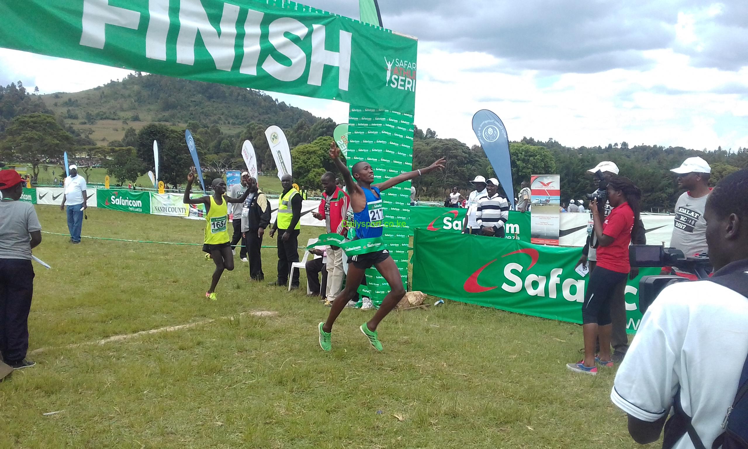 Rhonex Kipruto, Vincent Kiprotich, Edward Zakayo, Robert Kiprop, Kirpno Sitienei